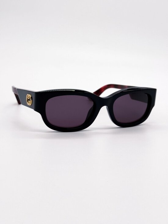 NEW GUCCI SUNGLASSES GG1667SK 003 BLACK/HAVANA SQUARE UNISEX GUCCI EYEWEAR main image 9